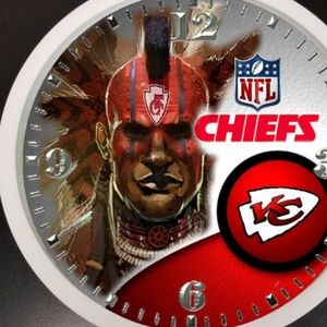 Kansas city chiefs led light clock
